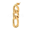Iron Plating(IP) 304 Stainless Steel Stud Earrings EJEW-D095-23G-6