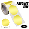 Paper Self-Adhesive Serrated Edge Awards Blank Stickers DIY-WH0504-151A-2