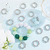 20Pcs Zinc Alloy Spring Gate Rings PALLOY-SP0001-11-4