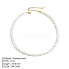 Elegant High-Quality Non-Fading Round Shell Pearl Beaded Heart Pendant Necklaces for Women VI2074-4-1