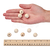 Natural Unfinished Wood Beads LS-WOOD-S651-18mm-LF-3