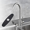 Oval Stainless Steel Faucet Hole Covers STAS-WH20001-18C-EB-6