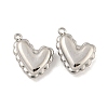 Non-Tarnish 304 Stainless Steel Charms STAS-P356-23P-1
