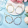 Natural Mixed Gemstone Beaded Bracelets BJEW-JB11763-1