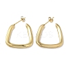 Triangle 304 Stainless Steel Stud Earrings for Women EJEW-I303-04G-1