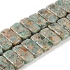 Assembled Natural Shoushan Stone/Larderite Beads Strands G-L604-F02-01-1