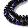 Electroplate Opaque Solid Color Glass Beads Strands LS-EGLA-A044-P2mm-L18-3