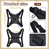 Plastic Double Sword Knife Holster AJEW-WH0816-110-2