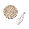 Natural Baroque Keshi Pearl Pendants PALLOY-JF04918-2