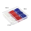2220Pcs 9 Style Glass Seed Beads SEED-YW0001-28-4