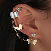 50Pcs 304 Stainless Steel Ear Cuff Findings STAS-LP0005-26-3
