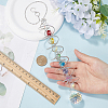 Glass Round Suncatchers Hanging Ornaments HJEW-WH20012-01-3