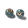 Vintage Porcelain Pumpkin Beads PORC-L080-H07-2