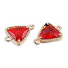 Transparent K9 Glass Connector Charms GLAA-N038-60-F09-2