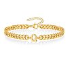 Letter 304 Stainless Steel Link Bracelets FS-WG7830E-16-1