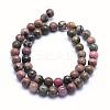 Natural Rhodonite Beads Strands G-G717-12mm-2