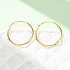925 Sterling Silver Huggie Hoop Earrings EJEW-C179-05B-G-3