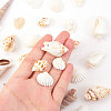 Natural Scallop Shell Beads SSHEL-CJ0001-02-3