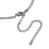 201 Stainless Steel Trinity Heart Pendant Box Chain Necklaces LS-NJEW-M010-01p-3