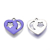 201 Stainless Steel Enamel Charms X-STAS-N088-13-4