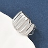 304 Stainless Steel Open Cuff Rings RJEW-A079-01I-P-2
