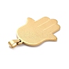 201 Stainless Steel Pendants STAS-C062-03G-3