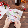 4Sets 4 Style Silicone Wine Glass Markers DIY-GF0005-75-3