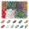 220Pcs 11 Colors Electroplate Glass Faceted Teardrop Beads Strands EGLA-YW0001-76-1