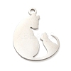 Non-Tarnish 201 Stainless Steel Pendants STAS-E175-01P-1