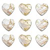 20Pcs Drawbench Style Natural Freshwater Shell Beads SHEL-CJ0001-32-2