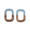 Resin & Walnut Wood Pendants RESI-S358-07D-2
