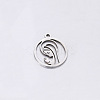 304 Stainless Steel Pendants FIND-PW0011-019P-1