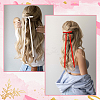 12Pcs 6 Colors Platinum Iron Alligator Hair Clips for Girls PHAR-SP0001-12-6