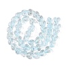 Handmade Foil Glass Beads FOIL-N029-09F-4