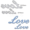 Carbon Steel Cutting Dies Stencils DIY-WH0170-130-1