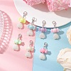 Acrylic Candy & Heart Pendant Decorations HJEW-JM04277-1
