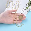 Soldered Brass Paperclip Chains CHC-D025-03G-01-7