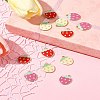 12Pcs 3 Colors Light Gold Plated Alloy Enamel Pendants FIND-FS0002-82-10