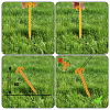 32Pcs Plastic Camping & Awning Tent Pegs Nails for Outdoor AJEW-GO0004-32B-3