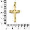 Brass Micro Pave Clear Cubic Zirconia Pendants LS-ZIRC-I070-058G-3