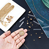 DIY 304 Stainless Steel & Glass Bottle Pendant Necklace Making Kits DIY-HS0001-51G-3