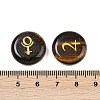 10Pcs 10 Styles Natural Tiger Eye Cabochons G-G193-03D-3