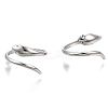 Non-Tarnish 304 Stainless Steel Snake Cuff Ring LS-RJEW-N038-113P-2