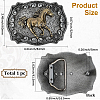 Zinc Alloy Belt Fastener PALLOY-WH20048-06B-2