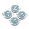 Alloy Enamel Links Connectors ENAM-TAC0003-01S-06Z-2