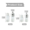 20Pcs 2 Styles Glass Bottle Pendants GLAA-YW0004-38-3