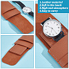 2Pcs Rectangle PU Imitation Leather Single Watch Storage Bag AJEW-GO0001-85A-3
