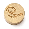 Golden Tone Brass Letter Stamps LS-KK-R005-01Q-1