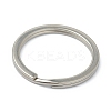 Tarnish Resistant 304 Stainless Steel Keychain Clasp Findings LS-STAS-B012-02A-P-2
