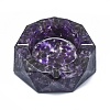 Natural Amethyst Ashtray Display Decorations DJEW-F007-B02-1